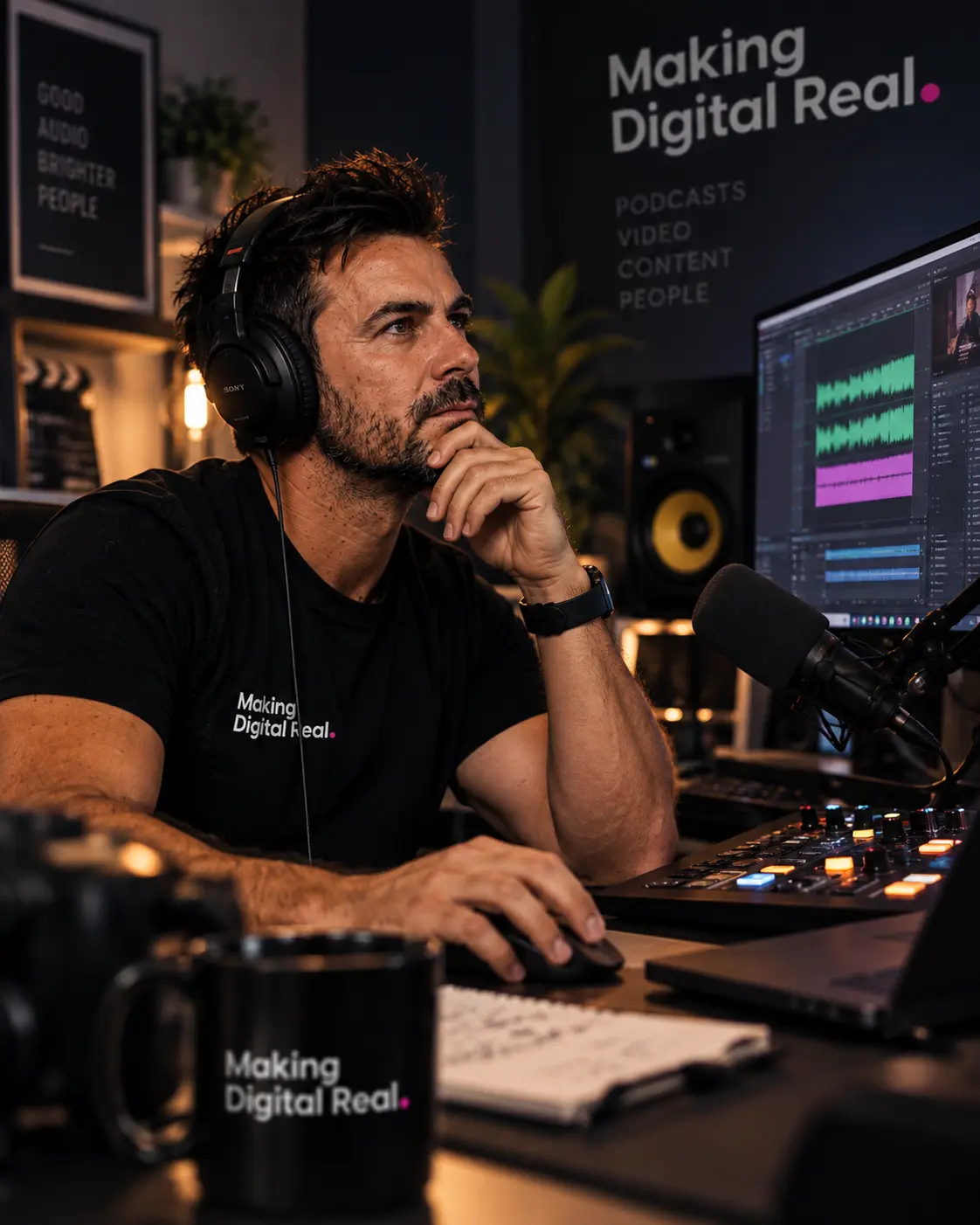Podcast Editing in London - Mike Roberts